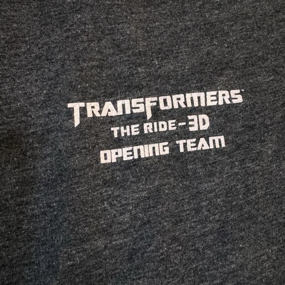 Transformers The Ride 3D T Shirt Sz XL Crew/Team Universal Studios Hollywood - Picture 5 of 10